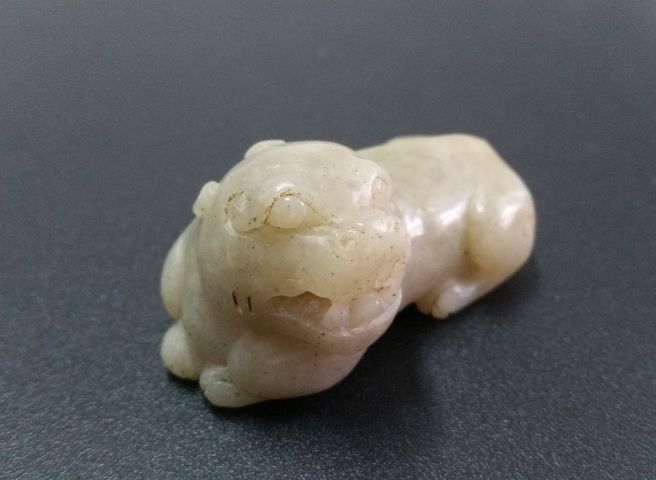 古玩玉器和田玉雕瑞獸擺件拍賣，當前價格580元