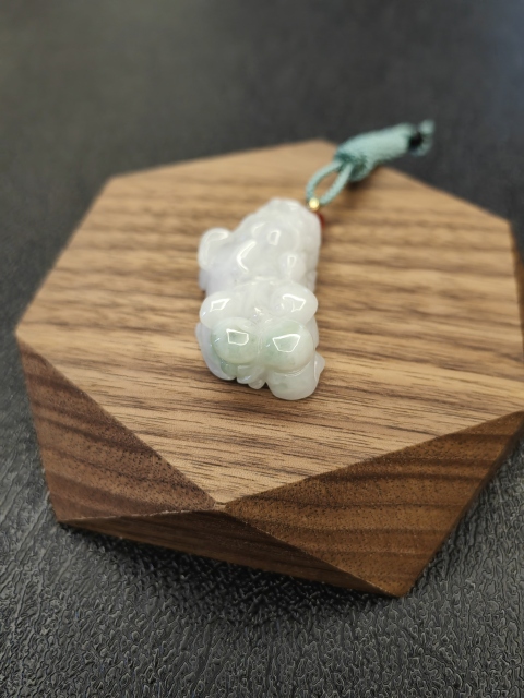 古玩玉器翡翠貔貅480拍賣,當前價格480元