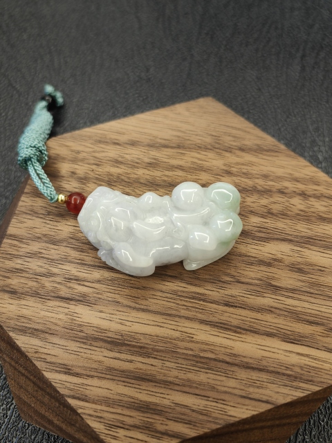 古玩玉器翡翠貔貅480拍賣,當前價格480元