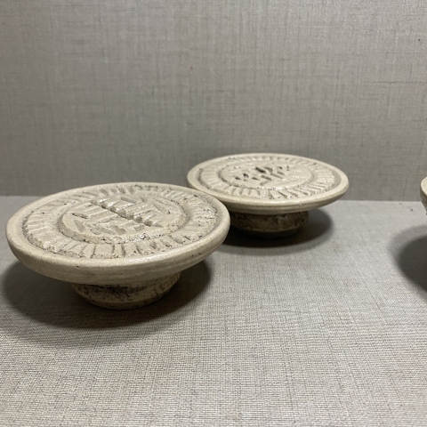 古玩陶瓷白釉模印工具拍賣,當前價格980元
