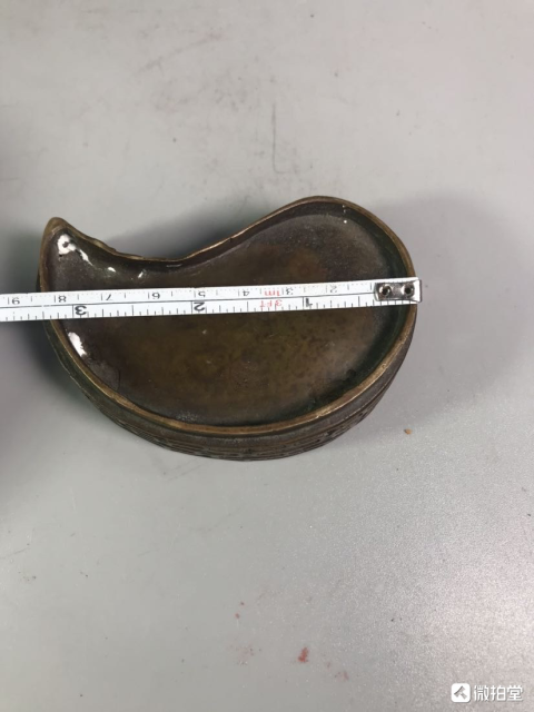 古玩雜項晚清民國精品銅水盂拍賣,當前價格480元