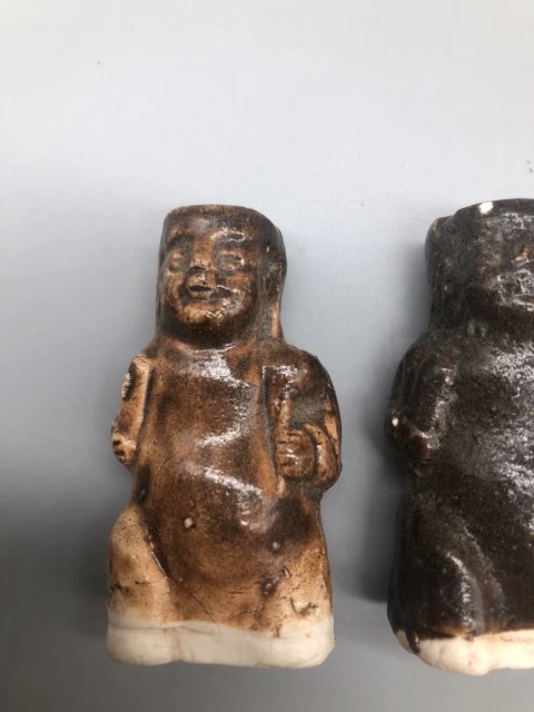 古玩陶瓷明代瓷童子一組拍賣,當前價格1500元