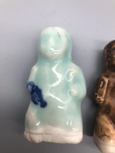 古玩陶瓷明代瓷童子一組拍賣,當前價格1500元