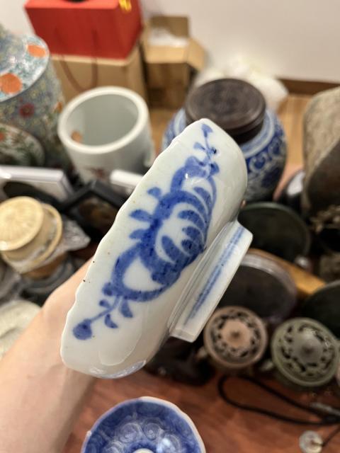 古玩陶瓷民國青花盤拍賣，當前價格199元