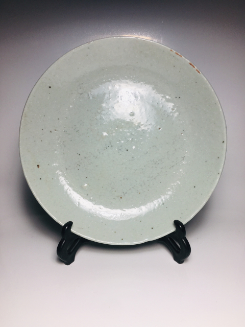 古玩陶瓷（清中期）哥釉盤拍賣，當前價格0元