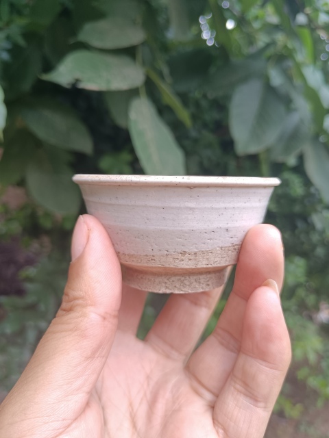 古玩陶瓷明末清初~白釉杯拍賣(mài),當(dāng)前價(jià)格112元