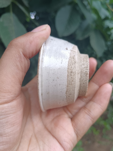 古玩陶瓷明末清初~白釉杯拍賣(mài),當(dāng)前價(jià)格112元