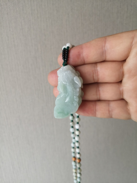古玩玉器天然翡翠“貔貅”掛件拍賣,當前價格680元