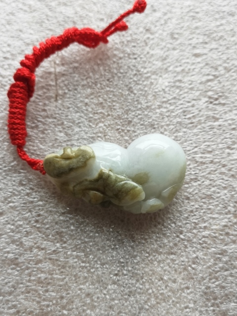 古玩玉器天然翡翠“葫蘆”掛件拍賣(mài),當(dāng)前價(jià)格298元