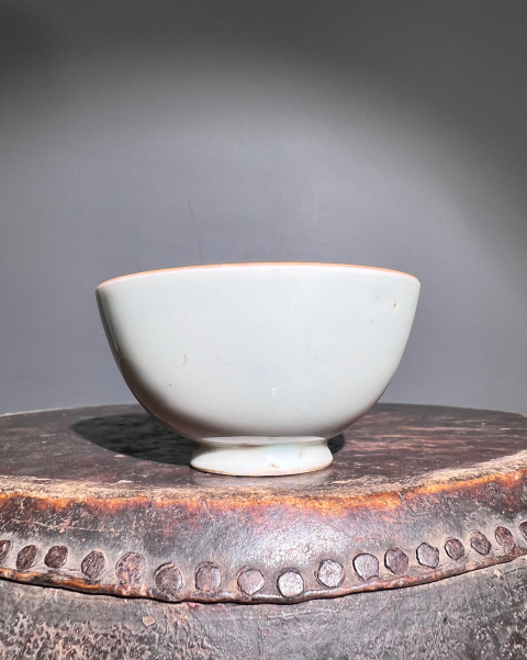 古玩陶瓷（精品）白釉雞心杯拍賣，當前價格6888元