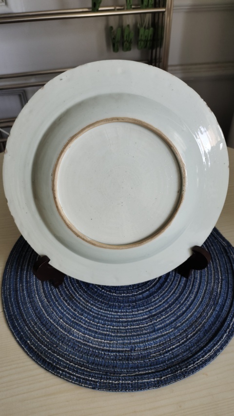 古玩陶瓷清雍正粉彩花卉紋盤拍賣，當(dāng)前價(jià)格2800元