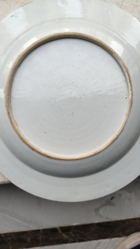 古玩陶瓷清雍正粉彩花卉紋盤拍賣，當(dāng)前價(jià)格2800元