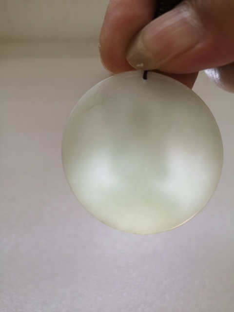 古玩玉器天然翡翠雕“無量壽佛”牌拍賣，當前價格220元