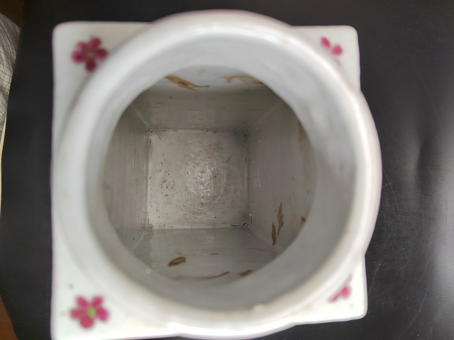 古玩陶瓷粉彩花卉琮式瓶拍賣,當前價格5999元