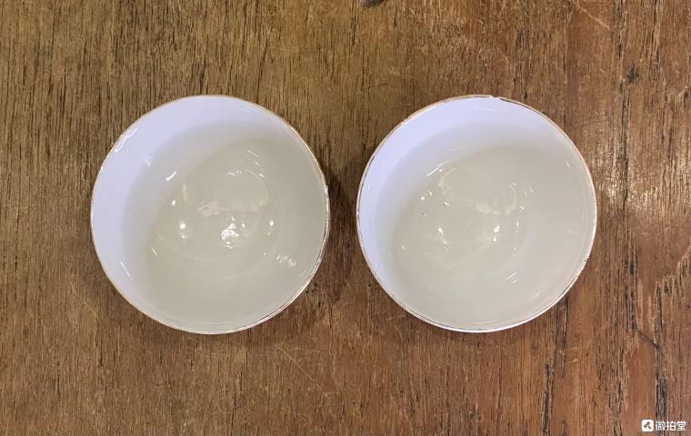 古玩陶瓷胭脂紅描金紋茶碗拍賣,當前價格520元
