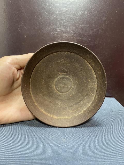 古玩陶瓷南宋.吉州窯醬釉折腰盞拍賣,當前價格1800元