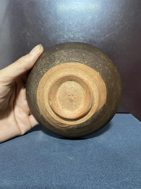古玩陶瓷南宋.吉州窯醬釉折腰盞拍賣,當前價格1800元