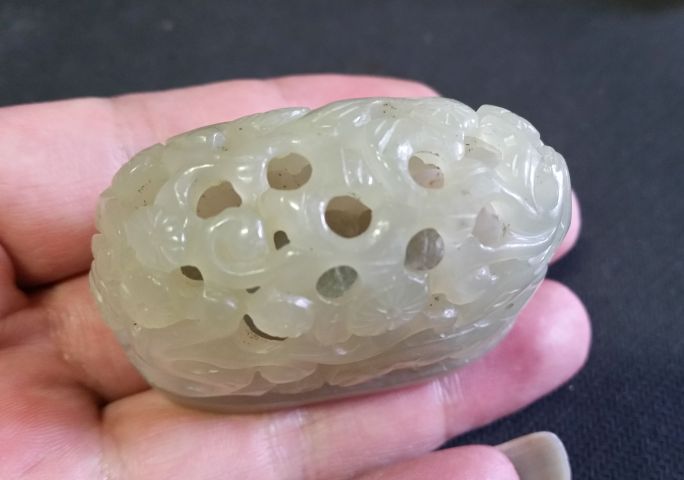 古玩玉器舊藏和田玉爐頂拍賣，當(dāng)前價(jià)格658元