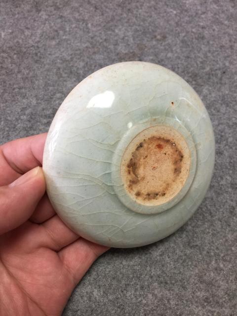 古玩陶瓷平臺保真.宋代湖田窯刻花水洗拍賣，當前價格3333元