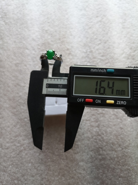 古玩玉器天然滿綠翡翠鑲嵌戒指拍賣，當(dāng)前價(jià)格1100元