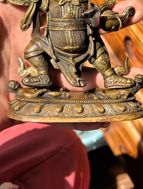 古玩銅器大紅司命拍賣，當前價格56800元