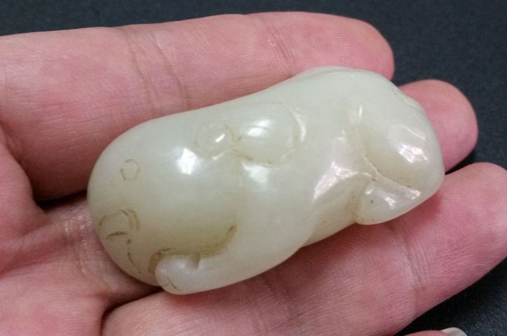 古玩玉器和田玉封侯拜相把件拍賣,當前價格528元
