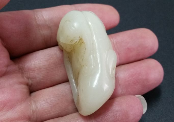 古玩玉器和田玉封侯拜相把件拍賣,當前價格528元