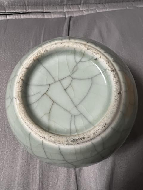 古玩陶瓷仿官釉水盂拍賣，當前價格6666元
