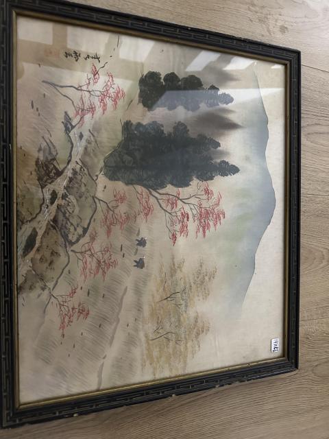 古玩字畫民國早期·青雲《風景圖》拍賣,當前價格1200元