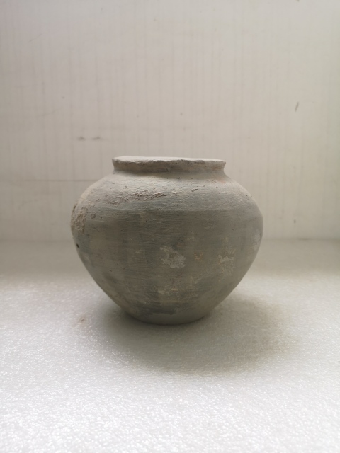 古玩陶瓷灰陶撲滿拍賣,當前價格580元