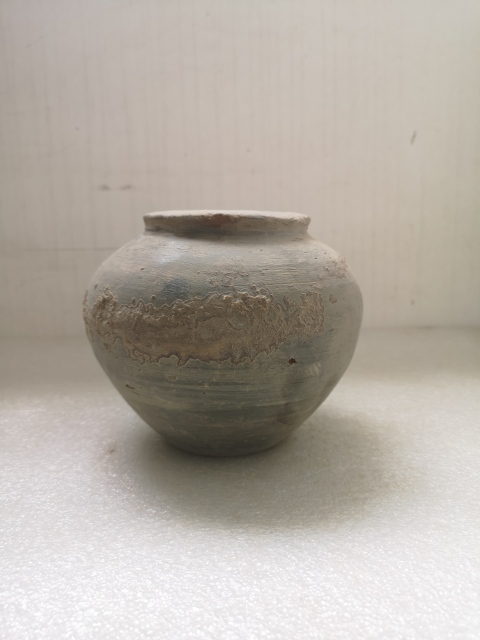 古玩陶瓷灰陶撲滿拍賣,當前價格580元