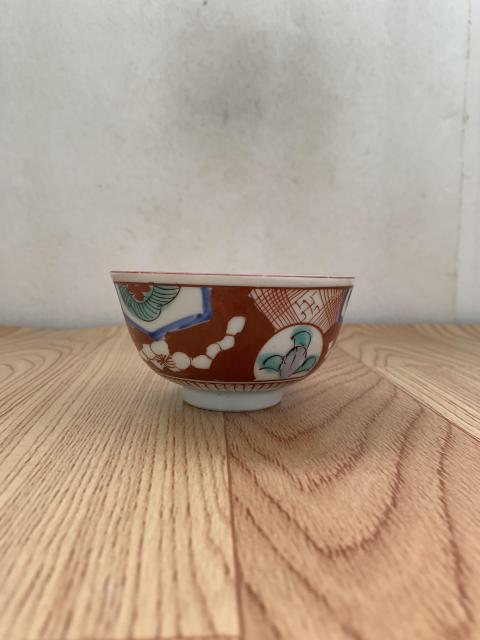 古玩陶瓷青花加彩碗拍賣，當前價格120元
