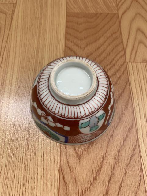 古玩陶瓷青花加彩碗拍賣，當前價格120元