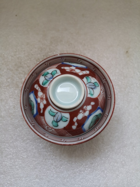 古玩陶瓷青花加彩碗拍賣，當前價格120元