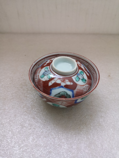 古玩陶瓷青花加彩碗拍賣，當前價格120元