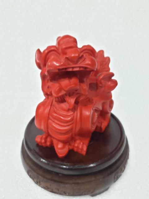 古玩雜項朱砂貔貅擺件拍賣,當前價格0元