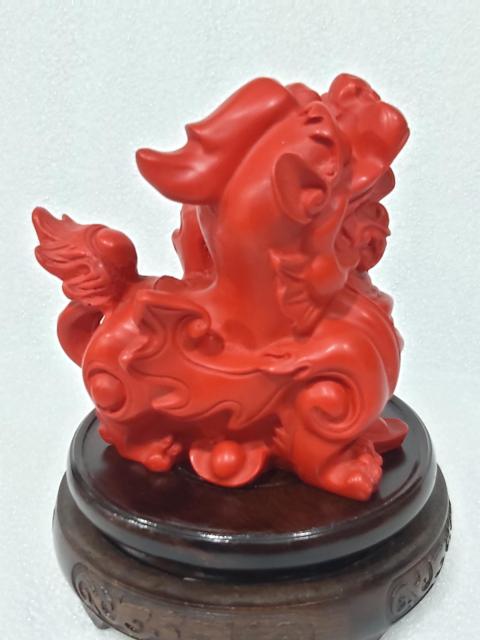 古玩雜項朱砂貔貅擺件拍賣,當前價格0元