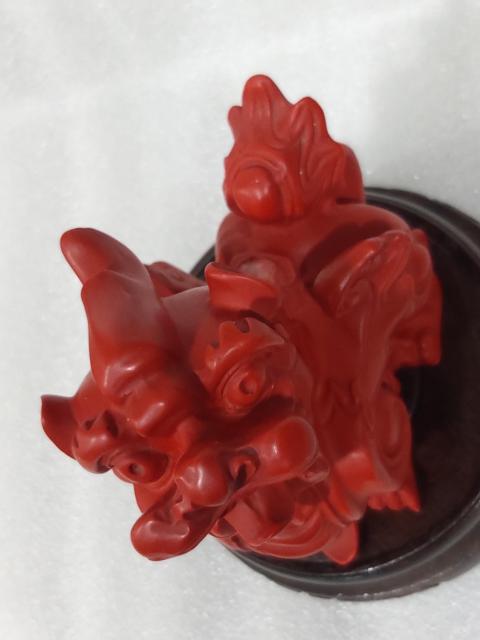古玩雜項朱砂貔貅擺件拍賣,當前價格0元