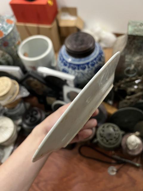 古玩陶瓷山水紋盤拍賣，當(dāng)前價格199元
