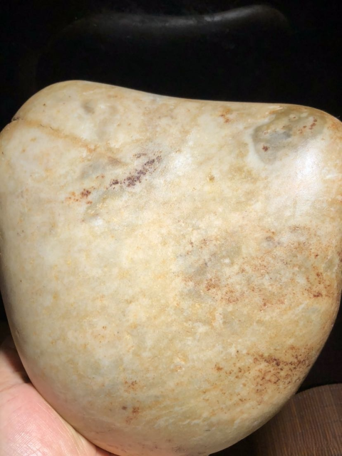 古玩玉器和田白玉籽料原石拍賣,當前價格9600元