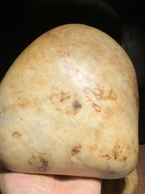 古玩玉器和田白玉籽料原石拍賣,當前價格9600元