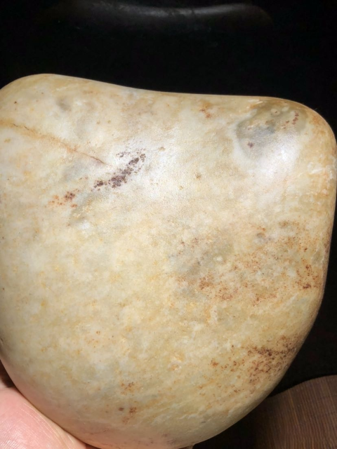 古玩玉器和田白玉籽料原石拍賣,當前價格9600元