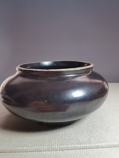 古玩陶瓷清代·醬釉罐拍賣，當前價格1200元