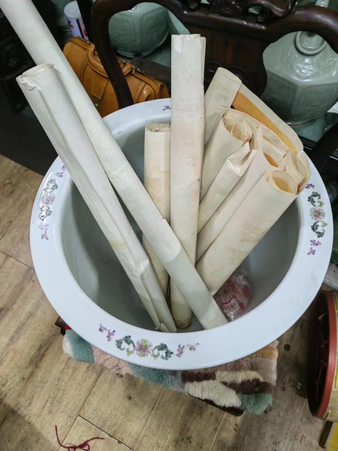 古玩陶瓷人物紋粉彩缸拍賣,當(dāng)前價(jià)格3000元