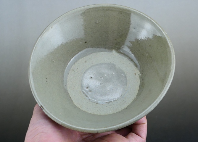 古玩陶瓷明代.龍泉青瓷唇口碗拍賣,當前價格658元