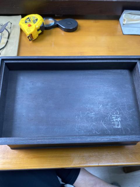 古玩雜項紅木嵌和田玉手飾盒拍賣，當前價格1466元