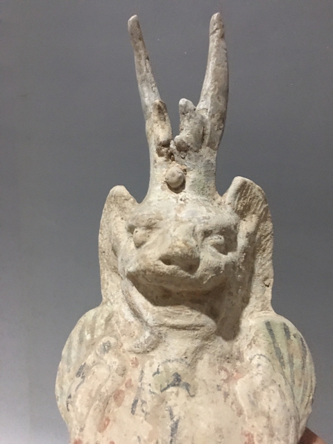 古玩陶瓷（僅供交流）鎮(zhèn)墓天魔獸拍賣，當前價格3800元