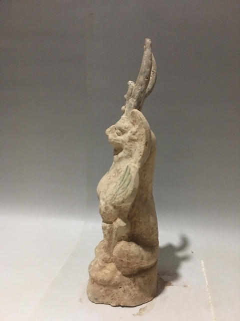 古玩陶瓷（僅供交流）鎮(zhèn)墓天魔獸拍賣，當前價格3800元