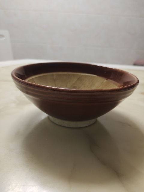 古玩陶瓷【精品大口徑】民國.醬釉擂缽拍賣，當(dāng)前價格865元