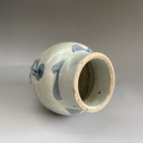 古玩陶瓷青花福字紋罐拍賣，當前價格460元